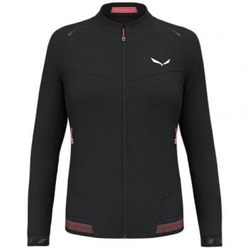 Chaqueta Fleece Mujer Salewa Pedroc 2 Polarlite Negra con Cierre, Talla S