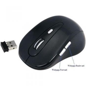 Daffodil WMS320B Ratón Óptico Inalámbrico 2.4GHz - Mouse sin cables, 5 Botones, Rueda de Desplazamiento y Sensibilidad Ajustable