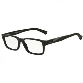 Emporio Armani - EA 3087, Geométrico, acetato, hombre, MATTE BLACK