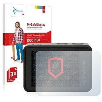 3x Vikuiti MySafeDisplay Protector de Pantalla DQCT130 de 3M para Activeon GCA10W CX Gold