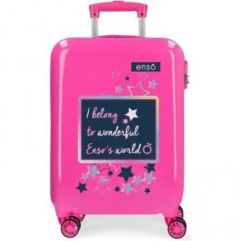 Maleta de Cabina Enso Make a Wish Fucsia