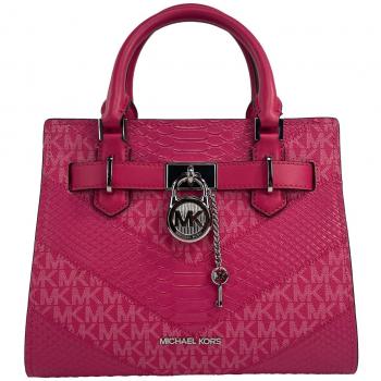 Michael Kors Pink Leather Crossbody Bag with Zip, Size: ONE SIZE