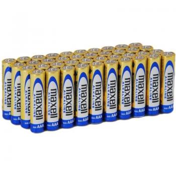 Maxell Pilas Alcalinas AAA LR03 Pack 40 Unidades