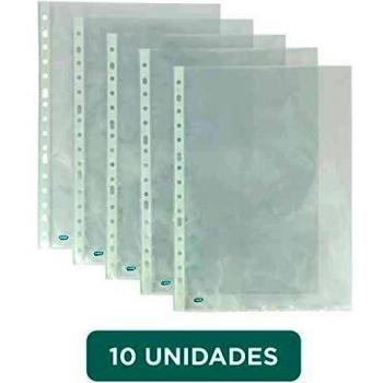 Elba, Paquete de 10 Fundas de Polipropileno Transparente A4 con Multitaladros