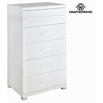 Cassettiera bianca laccata - Pure White Collezione by Craften Wood