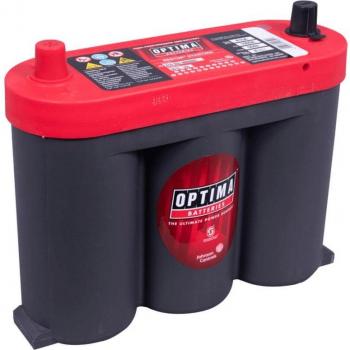 Batería AGM Optima RedTop RTS 2.1, 6V, 50Ah, 815A (EN), dimensiones 252x90x185mm