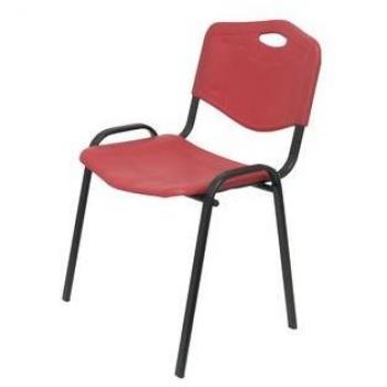 5 Star Oslo Silla Tapizada, Tela, Rojo, 41.00x53.50x80.00 cm