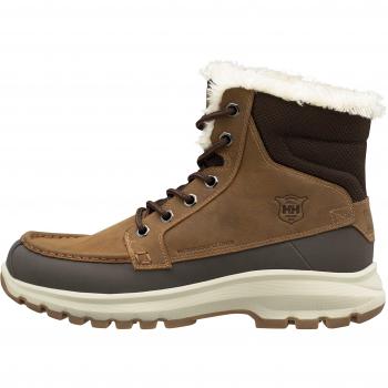 Helly Hansen Garibaldi V3 Men's Waterproof Leather Winter Hiking Boots - Tobacco Brown/Espresso