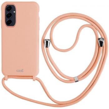 Funda Cool Carcasa Cordón Lisa Rosa para Samsung Galaxy A556 / A55 5G