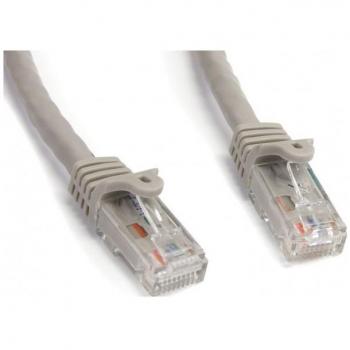 StarTech.com 100ft CAT6 Ethernet Cable - Gray CAT 6 Gigabit Ethernet Wire - 650MHz 100W PoE RJ45 UTP Network/Patch Cord Snagless w/Strain Relief Fluke Tested/Wiring is