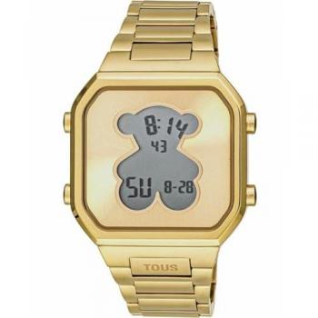 Reloj digital de mujer TOUS D-BEAR dorado con brazalete de acero IPG - 3000134300