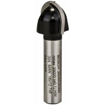 Bosch 2 608 628 369 - Fresas para medias cañas - 8 mm, R1 8 mm, D 16 mm, L 13 mm, G 45 mm