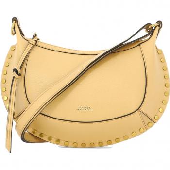 Isabel Marant Oskan Moon Shoulder Bag in Beige