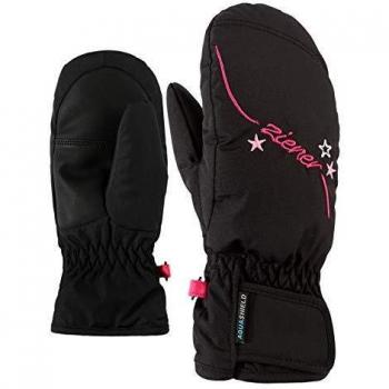 Manoplas impermeables Ziener Lulana As para niñas - Color negro - Talla 3.5
