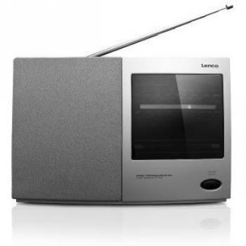 Lenco MPR-031 - Radio (Portátil, Analógica, AM, FM, 3,5 mm, 25,5 cm, 5,5 cm) Gris
