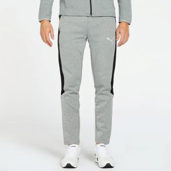 Pantalones largos Puma Evostripe para hombre en color gris oscuro y negro, talla XL