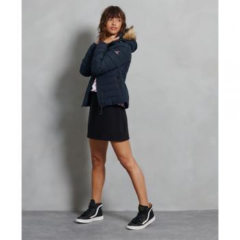 Superdry Fuji Women's Classic Puffer Jacket with Faux Fur