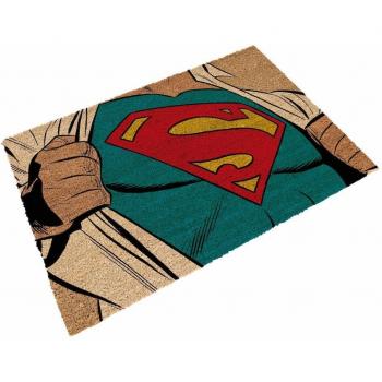 SD Toys Marvel Felpudo Diseño Clark Kent, Fibra de Coco, Azul, Decoración del Hogar