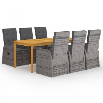 7-Piece Grey Garden Dining Set