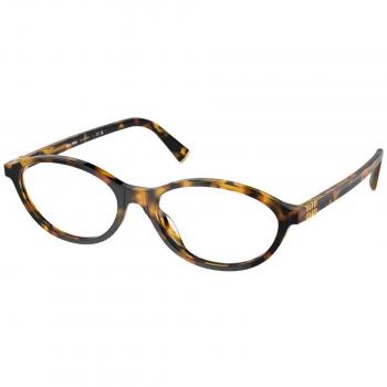 Miu Miu MU09XV VAU1O1 Women's Eyeglasses Tortoiseshell Size 51 (Frame Only) - Blue Light Block Available