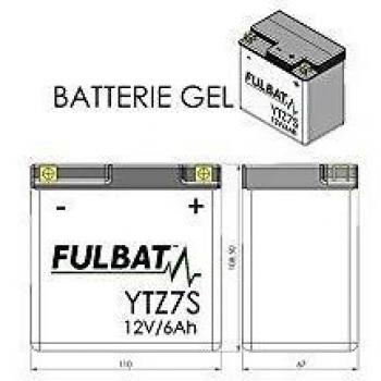 Batería YTZ7S SLA Fulbat