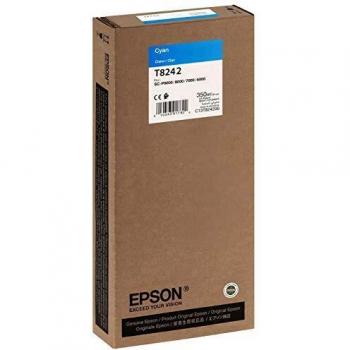 Epson T8242 350 ml Original Ink Cartridge - Cyan