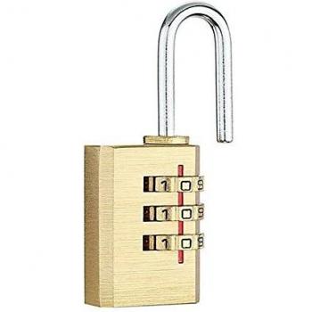 Candado Comb 4 Num Laton 28 MM - NEOFERR - C2-0145.