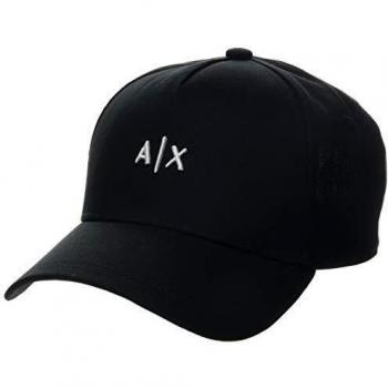 Armani Exchange Men's Hat Baseball Cap, Black