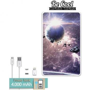 Becool® - Batería Externa Power Bank 4000 mah + Gratis 1 cable USB-MicroUsb