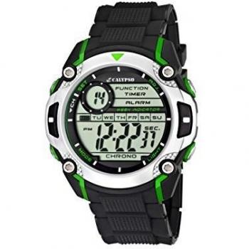 Calypso Reloj Modelo K5577/3 de la colección Digital FOR Man, Caja de 47,2 mm Correa de Caucho Negro para Caballero