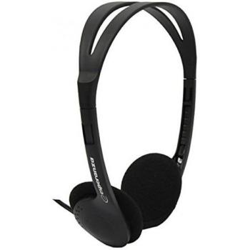 Auriculares Esperanza EH119 Negro - Diadema Alámbrico Música 20-20000 Hz