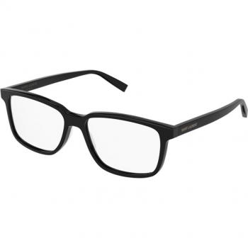 Saint Laurent SL 458 Col. 001 Eyewear, Square Black, Unisex, Size: 56 MM
