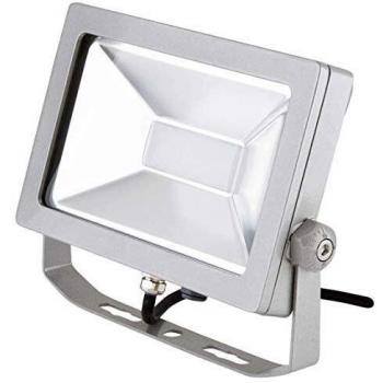 Foco exterior LED EVN LFA 30W con enchufe plata 3000K IP65