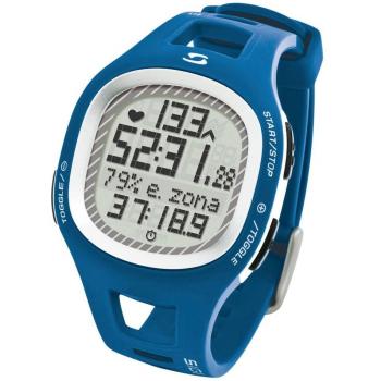 Sigma 21012 - Reloj pulsómetro, incluye banda torácica, señal analógica, color azul