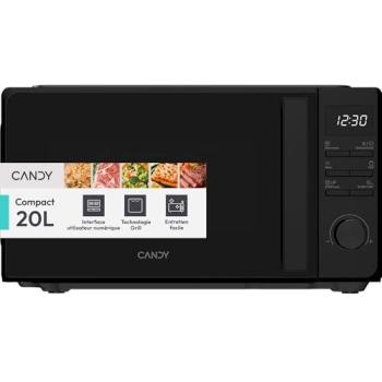 Microondas Grill Candy CMW520GDB 20L 800W Digital con 8 Menús Automáticos Negro