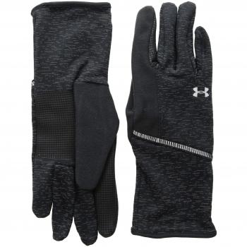 Under Armour UA tormenta Correr transatlántico Guantes, Mujer, Black / / Silver