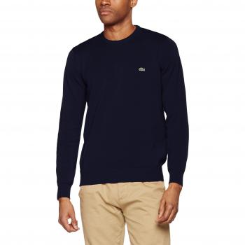 Lacoste AH4888, Suéter para Hombre, Azul