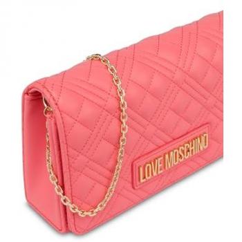 Love Moschino Smart Daily Coral Pink Shoulder Bag 22 cm