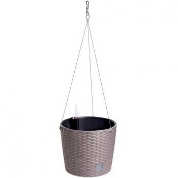Maceta Prosperplast Rato W Blanca 8,9L con Cubilete y Soporte