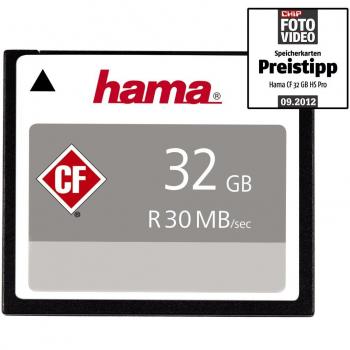 Hama - HighSpeed Pro CompactFlash 32GB 200X, 32768 MB, CompactFlash