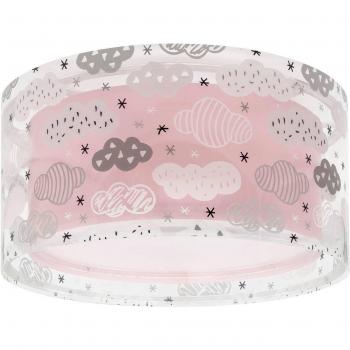 Plafón infantil Clouds Nube rosa