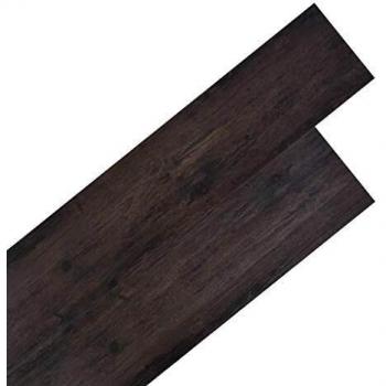 vidaXL Lamas para suelo de PVC 5,26 m² roble gris oscuro