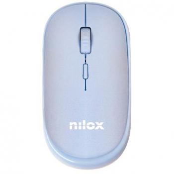 Ratón Inalámbrico Nilox Light Azul con Tecnología Wireless
