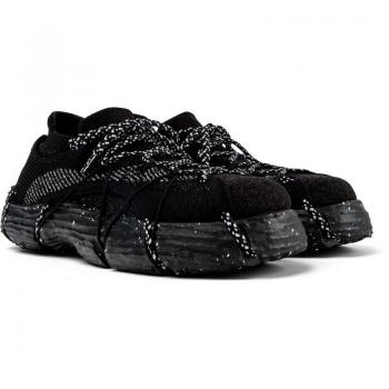 Zapatillas deportivas Camper Roku para hombre de materiales reciclados, en negro, gris y blanco, talla 41