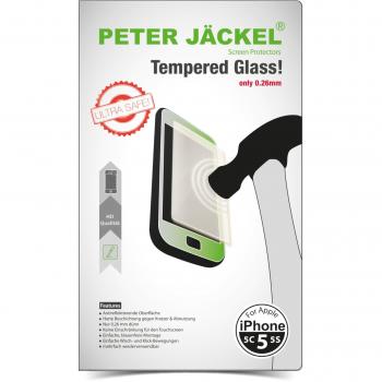 Peter Jäckel 13997 - Protector de Pantalla para Apple iPhone 5, Transparente