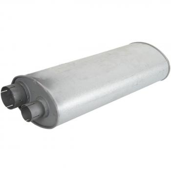 Silenciador central e intermedio DINEX 47300, tipo de producto: silenciador, características: diseñado para optimizar el rendimiento del sistema de escape, fabricado en acero inoxidable, resistencia a la corrosión, reducción de ruido eficaz
