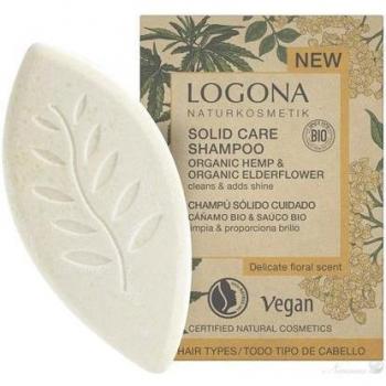 Logona Champú Sólido de Cáñamo y Sauco Bio 60g