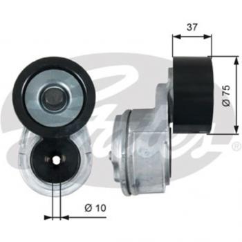 Tensor de correa poli V GATES T38675, tipo de producto: tensor de correa, características: diseño acanalado en V, alta resistencia, compatible con múltiples modelos de vehículos