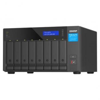 QNAP TVS-H874-I5 8-Bay High-Performance NAS Enclosure with Intel Core i5, 32GB DDR4, Hot Swap, Dual 2.5GbE Ports, USB 3.2, HDMI