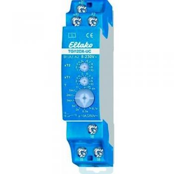 Relé Temporizador Analógico Eltako TGI12DX-UC 230V, Intervalo de Tiempo: 0.1s - 40h, 1 Cambio